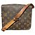 Borsa a tracolla Louis Vuitton Cartouchiere MM Marrone Monogramma - vista 2