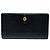 Cartera Larga Chanel - Coco Button Leather Negro