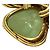 Spilla Chanel Coco Mark Clover in pietra colorata D'oro - vista 9