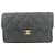 Portafoglio Chanel Timeless Classic Line AP0232 Nero Bordò