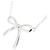 Autre Marque Tiffany Bow Halskette Silber - Ansicht 3