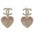 Pendientes de botón Chanel ABA403 Pink Rosa