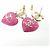 Pendientes de botón Chanel ABA403 Pink Rosa - vista 3