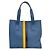 Borsa Tote Tod's in pelle blu - vista 2