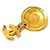 Chanel Brosche Gold und Rot Golden - Ansicht 2
