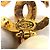 Chanel Brosche Gold und Rot Golden - Ansicht 4