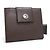 Bulgari Cartera Bvlgari Bifold en cuero marrón Castaño