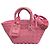 Borsa a tracolla Balenciaga Bistro Basket XS Rosa