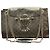 Borsa a tracolla Gucci Horsebit Emily Marrone Argento