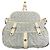 Céline Borsa a tracolla Celine C Macadam Canvas Leather Bianco Blu - vista 6