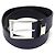 Louis Vuitton Taiga Leather Belt Navy blue