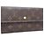 Louis Vuitton Portefeuille Tresor International Long Wallet Marron Monogramme