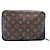 Sac à épaule Louis Vuitton Monogram Pochette Marron Noir