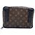 Sac à épaule Louis Vuitton Monogram Pochette Marron Noir - vue 2