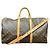 Louis Vuitton Keepall Bandoulière 50 Boston Bag Marrone Monogramma