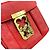 Borsa a tracolla Chloé Elsie Series in pelle di vitello rossa Rosso - vista 7