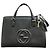 Borsa a tracolla 2-Way Soho in pelle Gucci Nero