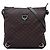 Borsa a tracolla Gucci Abbey D Ring in nylon GG marrone Marrone scuro