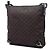 Borsa a tracolla Gucci Abbey D Ring in nylon GG marrone Marrone scuro - vista 2