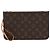 Bolso Louis Vuitton Brown Monogram Neverfull MM Castaño