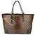 Tote Gucci Brown GG Lurex Heart Bit Marrone Bronzo