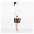 Tote Gucci Brown GG Lurex Heart Bit Marrone Bronzo - vista 5