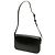 Céline Borsa a tracolla Celine Claude in pelle di vitello lucida nera Triomphe Nero - vista 2