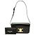 Céline Borsa a tracolla Celine Claude in pelle di vitello lucida nera Triomphe Nero - vista 7