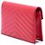 Autre Marque Portafoglio a busta con catena Saint Laurent Red Grain De Poudre Chevron Monogram Rosso - vista 2