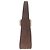 Autre Marque Saint Laurent Le 5 a 7 in camoscio marrone con rifiniture in shearling - vista 9