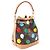 Louis Vuitton Brown Yayoi Kusama Monogram Painted Dots Nano Noe Marrone - vista 2