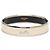 Hermès Caleche Enamel Wide White Armreif 70 Weiß Roh