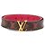 Louis Vuitton Brown Monogram Rainbow LV Initiales Wendelgürtel Braun