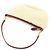 Bolsa conversível Loro Piana Mini em shearling com acabamento em couro de bezerro branco Cru - vista 9