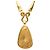 Collana Chanel Gold CC con pendente a goccia placcato oro D'oro - vista 3