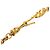 Collana Chanel Gold CC con pendente a goccia placcato oro D'oro - vista 4