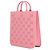 Borsa Tote in Gomma GG per Bambini Gucci Rosa - vista 2