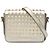 Borsa a tracolla Berkeley Burberry in vitello metallizzato con borchie dorate D'oro