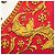 Pañuelo de seda Hermès Red La Promenade De Longchamps 90 Roja - vista 4