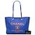 Chanel Blue Small Canvas Deauville Tote Blau - Ansicht 7