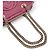 Borsa a tracolla Gucci Soho con catena e zip in pelle di vitello viola Porpora - vista 17