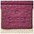 Borsa a tracolla Gucci Soho con catena e zip in pelle di vitello viola Porpora - vista 7
