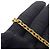 Borsa a secchiello Gucci Mini Dollar Calfskin Bamboo Marina nera Nero - vista 14