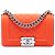 Chanel Orange Small Quilted Caviar Boy Flap Arancione