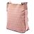 Borsa a tracolla Fendi in tela Zucchino rosa - vista 2