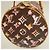 Borsa Louis Vuitton Monogram Watercolor Papillon Marrone Monogramma - vista 8