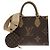 Bolso Louis Vuitton Monogram Giant OnTheGo PM Castaño