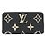 Louis Vuitton Bicolor Monogram Empreinte Zippy Wallet Black Beige