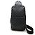 Borsa a tracolla Louis Vuitton Damier Graphite Avenue Nero - vista 2