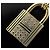 Hermès Collar HERMES Cadena en Oro Amarillo de 18K con Diamantes Dorado - vista 3